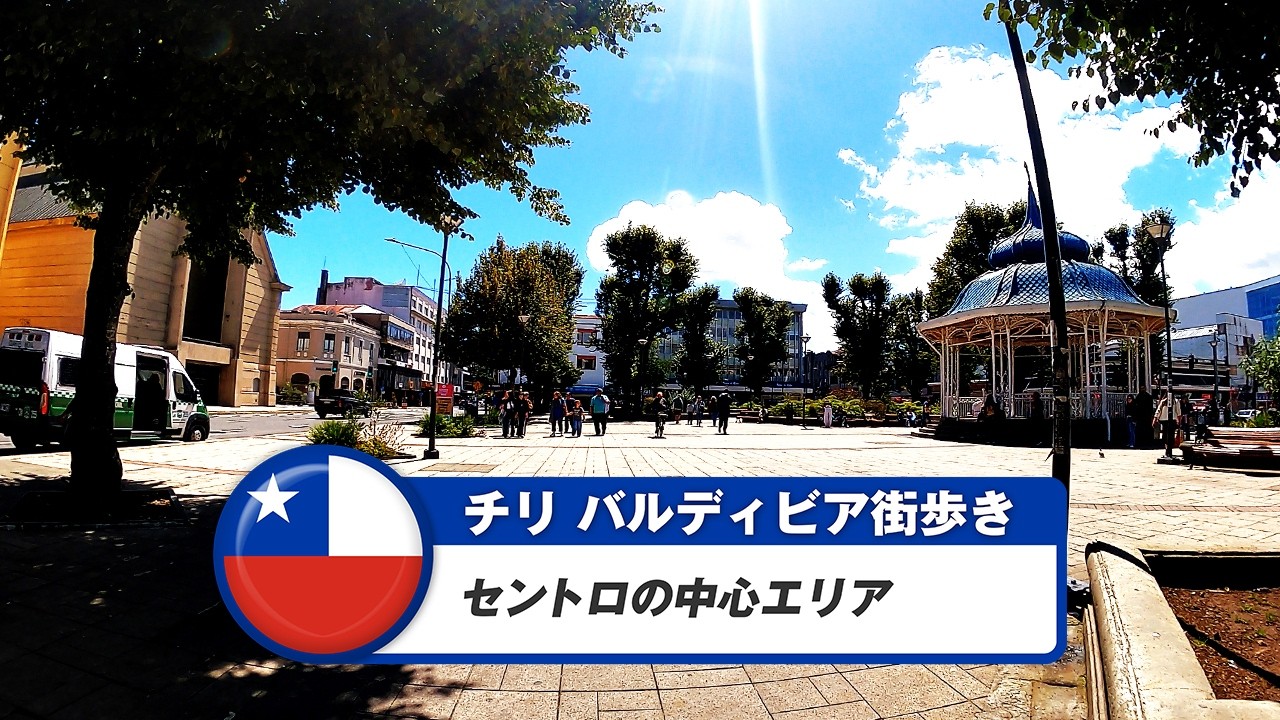 【チリ】バルディビア①セントロの中心エリア