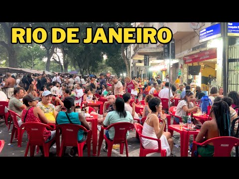 Sunday through the Streets of Rio de Janeiro | Brazil ????????【4K】2024