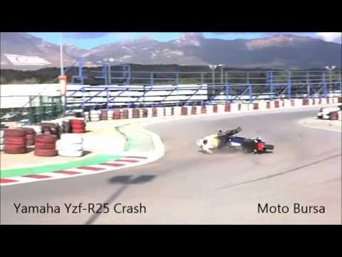 Yamaha Yzf R25 Crash -- (Kaza)