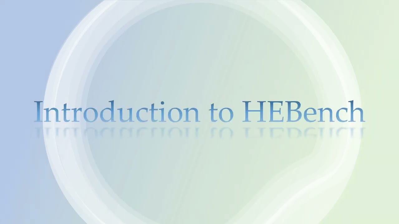 Introduction to Homomorphic Encryption Benchmarking Framework - HEBench