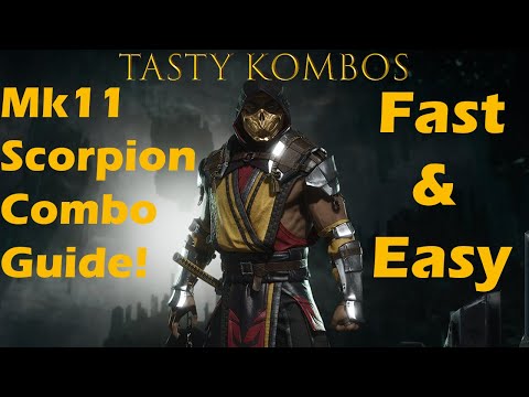 Mk11 Tasty Kombos #1 - Scorpion Combo Guide!