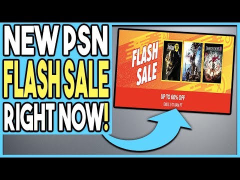 NEW PSN FLASH SALE RIGHT NOW! GREAT PS4 GAME DEALS!