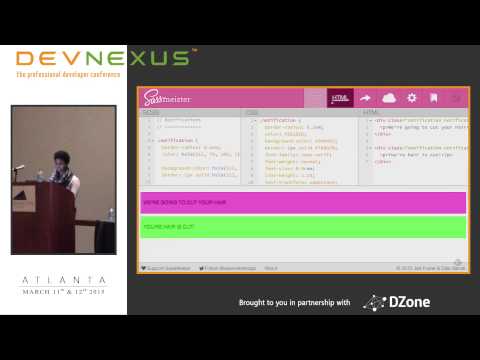 Devnexus 2015 - Ins and Outs of Sass - Build Front End Systems - Claudina Sarahe