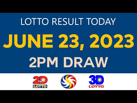 [Friday] Lotto Result Today JUNE 23 2023 2pm Ez2 Swertres 2D 3D 4D 6/45 6/58 PCSO