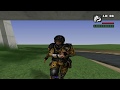 Член группировки Хаос в бронекостюме «Берилл-5М» со шлемом «Сфера-08» из S.T.A.L.K.E.R для GTA San Andreas видео 1