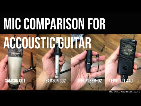 Perbandingan Samson C01 , Samson C02 , Seruni SEM-02 dan Lewit LCT 440 untuk merekam Gitar .