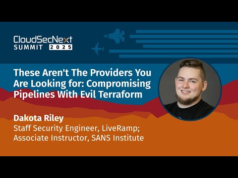 Compromising Pipelines with Evil Terraform Providers
