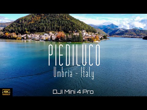 🇮🇹 Piediluco, Umbria, Italy.| DJI Mini 4 Pro 4K drone video