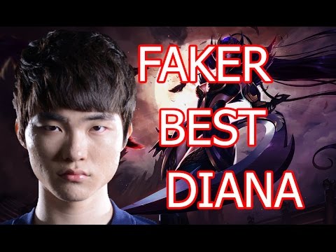 Faker Best Diana - MID LANE CARRY
