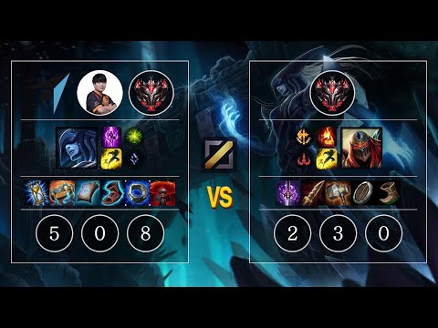 SPG Tank Lissandra vs Zed Mid - KR Patch 10.12
