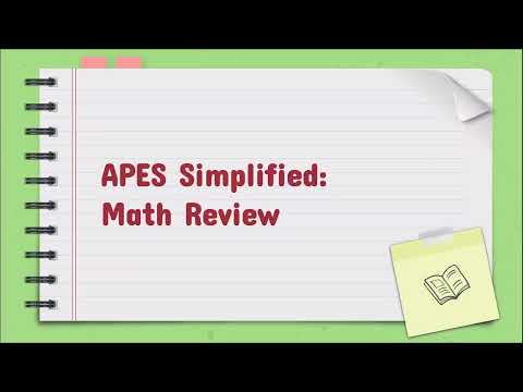 Apes Formula Sheet