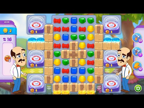 Homescapes - Level 839 Hard Level No Boosters Gameplay Walkthrough - New Update