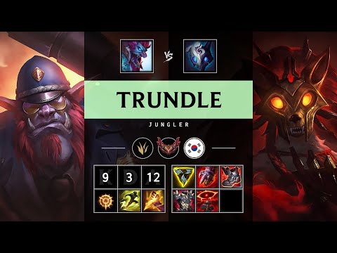 Trundle Jungle vs Kindred - KR Grandmaster Patch 25.19