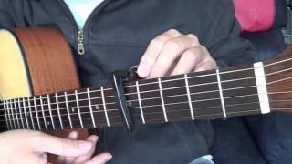 Video thumbnail for D'Addario Planetwaves NS Lite Capo Demo on Takamine Acoustic Guitar by Edwin-E