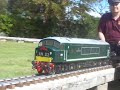 F M R C At Barrow Park The 5 Inch Battery Loco Class 45 BR Green No D49 The Manchester Regiment