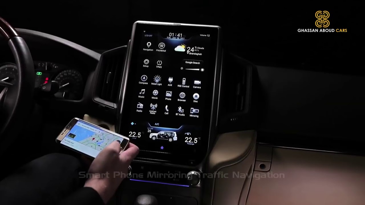 Штатное головное уcтройство Tesla Style TOYOTA LAND CRUISER LC200 2018 2+32GB