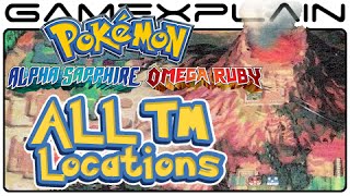All TM Locations - Pokémon Omega Ruby & Alpha Sapphire (Guide & Walkthrough)