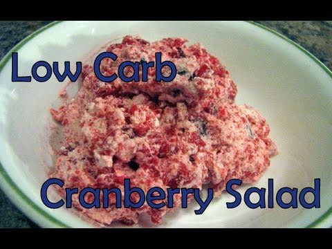 Atkins Diet Recipe: Low Carb Cranberry Salad