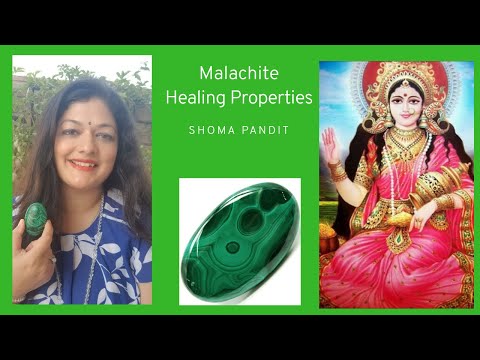 Malachite Healing Properties  to protect from electromagnetic radiation, evil eye, menstrual cramps