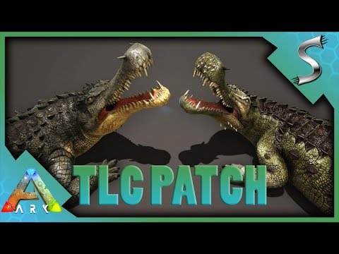 SARCO WITH A DEATHROLL! TLC PATCH BREAKDOWN! NEW MODEL + ABILITIES! - Ark: Survival Evolved