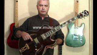 Video thumbnail for Review of the Ibanez Artcore AK105SM Hollow Body Electric Guitar by imusoreviews