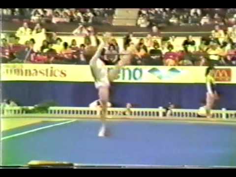 8th T HUN Tunde Zsilinszki FX - 1985 World Gymnastics Championships 9.550