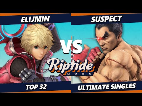 Riptide 2025 - elijmin (Shulk) Vs. Suspect (Kazuya) Smash Ultimate - SSBU