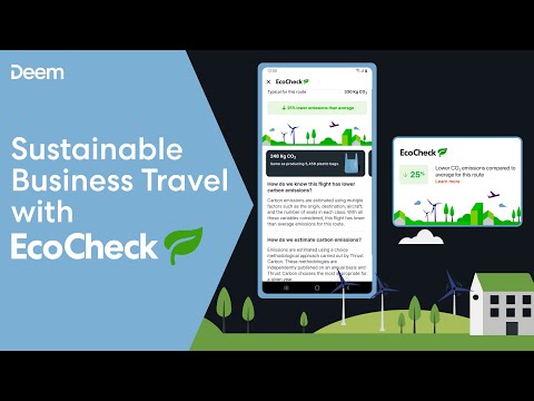 Sustainable Business Travel with Deem EcoCheck