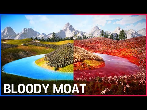 How to fill the moat with the blood of 500K Zombies - Ultimate Epic Battle Simulator 2 UEBS2