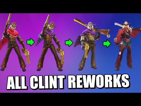 ALL CLINT REWORKS SINCE THE BEGINNING OF MOBILE LEGENDS IN ONE VIDEO
