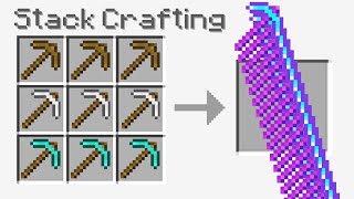 Minecraft But You Can Stack Craft...