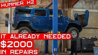 Day 1 With The H2 Hummer - fixing leaks, rust, broken parts and more!