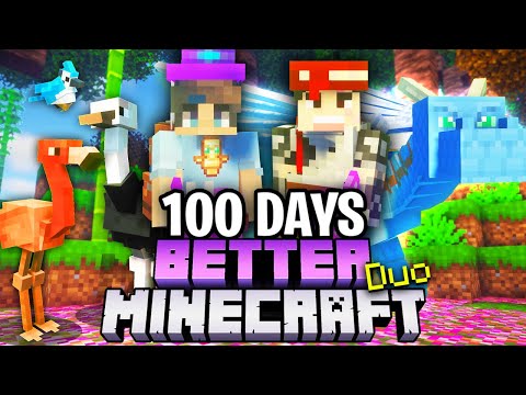 Swidge - We Survived 100 Days in Better Minecraft Hardcore - Duo Modded.. Here's What Happened