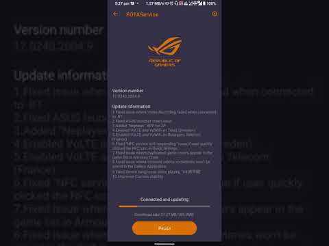 ASUS ROG PHONE II Released New Update Check it out every user