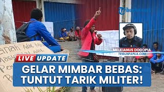 Pelajar dan Mahasiswa Papua Tengah Gelar Aksi Mimbar Bebas di Nabire, Tuntut Penarikan Militer
