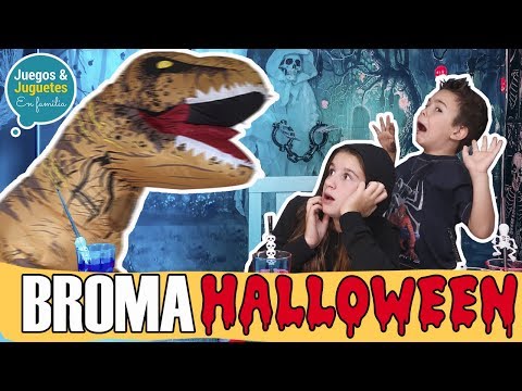 La mejor BROMA de papá en HALLOWEEN 🎃 👻  VLOG decoramos nuestra CASA