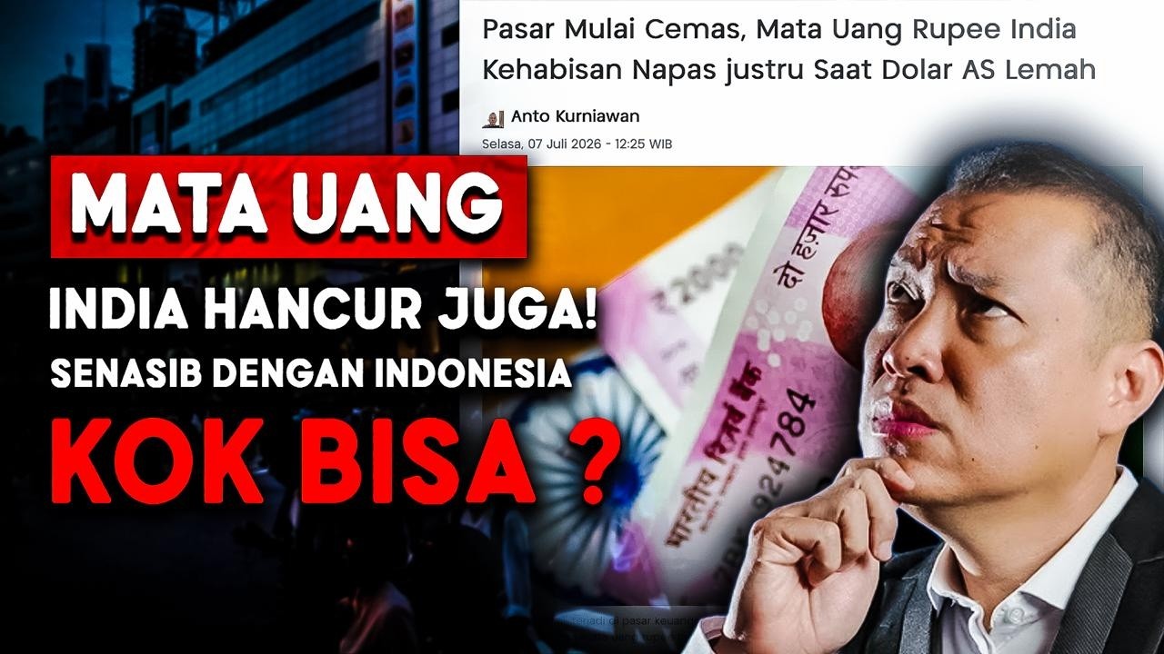 Kiamat Rupee India: Ternyata Indonesia Tidak Sendirian