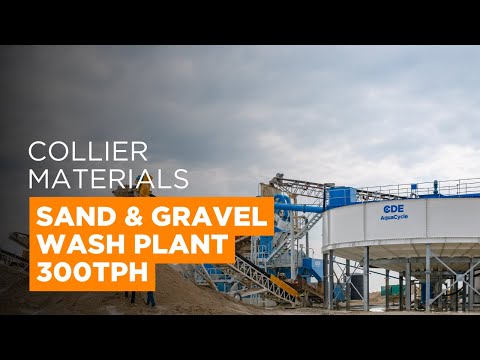 300tph Sand & Gravel Wash Plant From CDE Installed at Collier Materials, Texas.