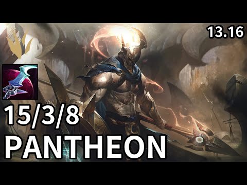 Pantheon Jungle vs Sejuani - EUW Diamond | Patch 13.16