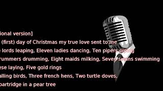 Frank Sinatra - The Twelve Days Of Christmas (lyrics)