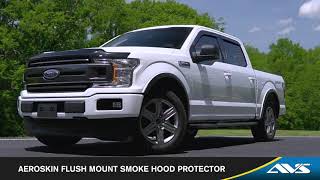 Aeroskin Matte Black Hood Protector Fits Select GMC Yukon - video thumbnail 4
