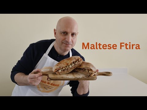 How to Make Maltese Ftira | Traditional Sourdough Flatbread Recipe | Ħobż biż-żejt ta’ Malta