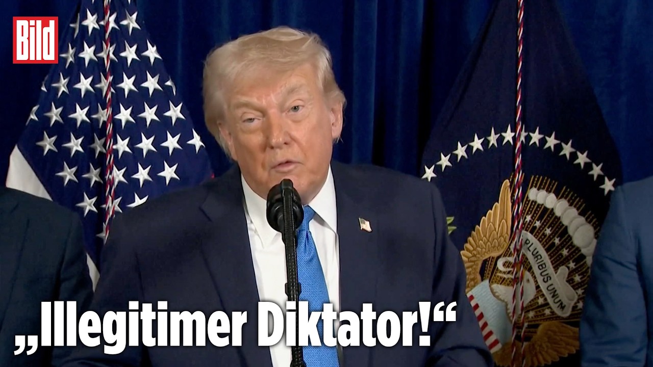 USA GEGEN DIKTATOR: Trump kündigt volle Härte gegen Maduro an