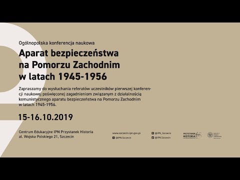 , title : 'IPNtv Szczecin: Aparat bezpieczeństwa na Pomorzu Zachodnim w latach 1945–1956 – Panel 4'