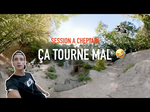 SESSION DIRT/FREERIDE A CHEPTAIN ! (ça tourne mal...)