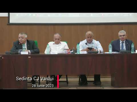 Sedinta Consiliului Judetean Vaslui