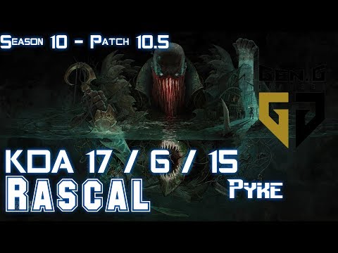 Gen Rascal PYKE vs TAHM KENCH Supp - Patch 10.5 KR Ranked