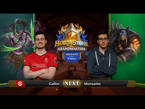Gallon vs Monsanto - Division A - Hearthstone Grandmasters Americas 2020 Season 1 - Week 6