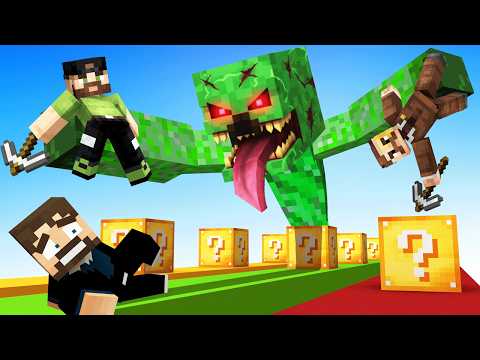 HILARIOUS Lucky Block Race in Minecraft