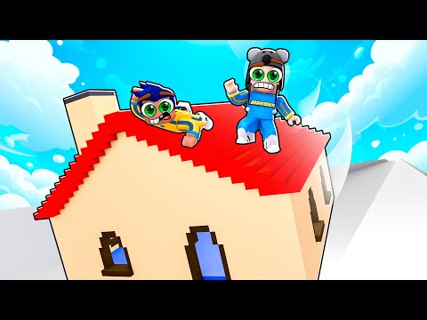 A CASA CAIU NO ROBLOX SLIDE HOUSE TUMBLE - Brancoala Games